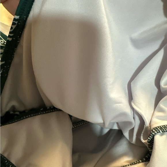 BloomChic Green and White Patterned One Piece Swimsuit - Picture 3 of 8